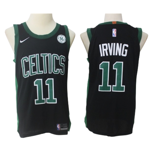 Баскетбольная джерси Kyrie Irving №11 Boston Celtics 2021 Black Green Nike