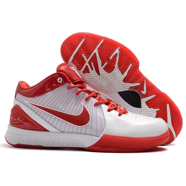 Nike Zoom Kobe 4 White Red